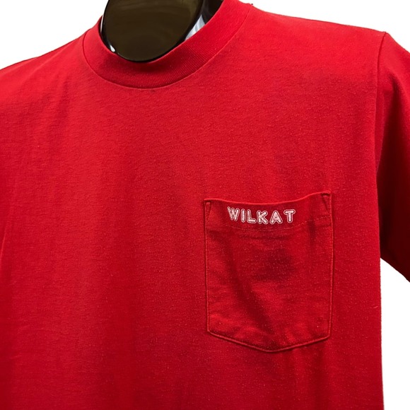 1980s Deep Sea Fishing Novelty T Shirt Single Stitch Jerzees / Men’s Small * - Picture 2 of 4